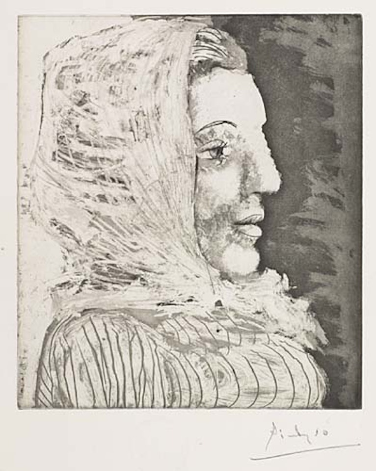 Buste de femme au fichu by Pablo Picasso