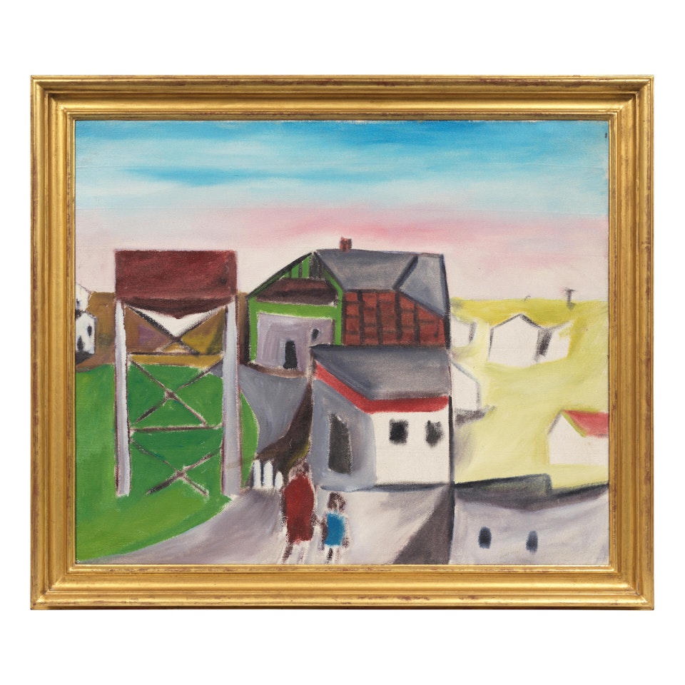 Nhill - Wimmera by Sidney Nolan