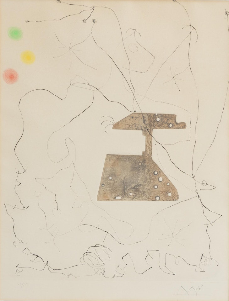 "Le ciel du forgeron" by Joan Miró