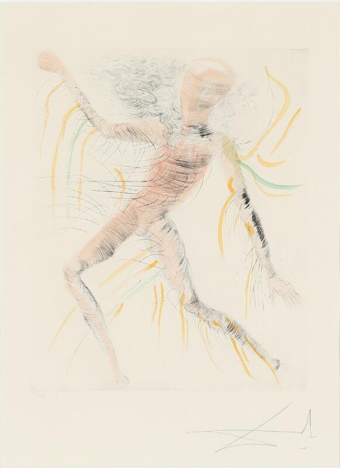 “The cosmonaut” from the series The Hippies by Salvador Dali