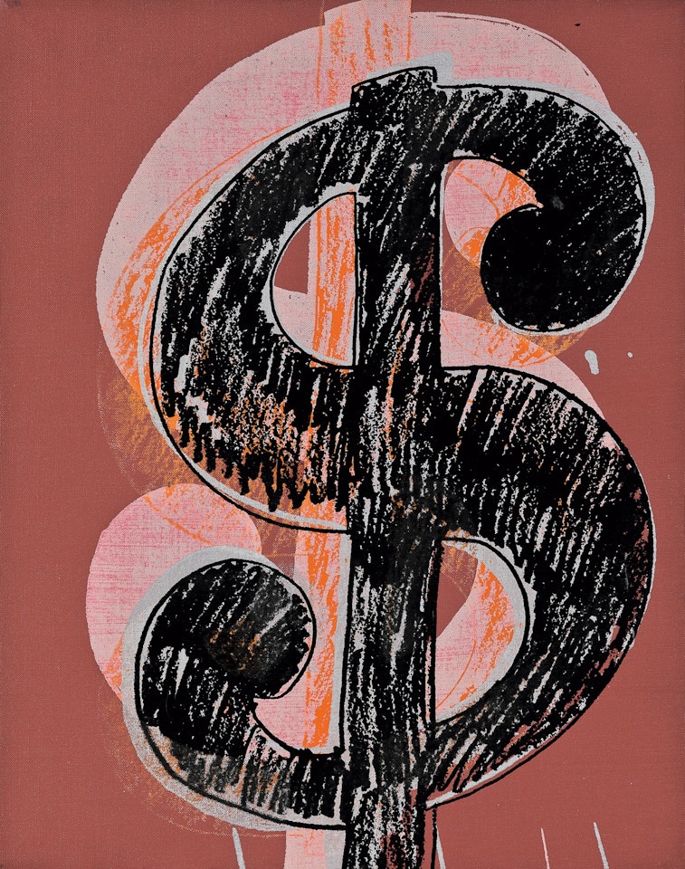 Dollar Sign by Andy Warhol