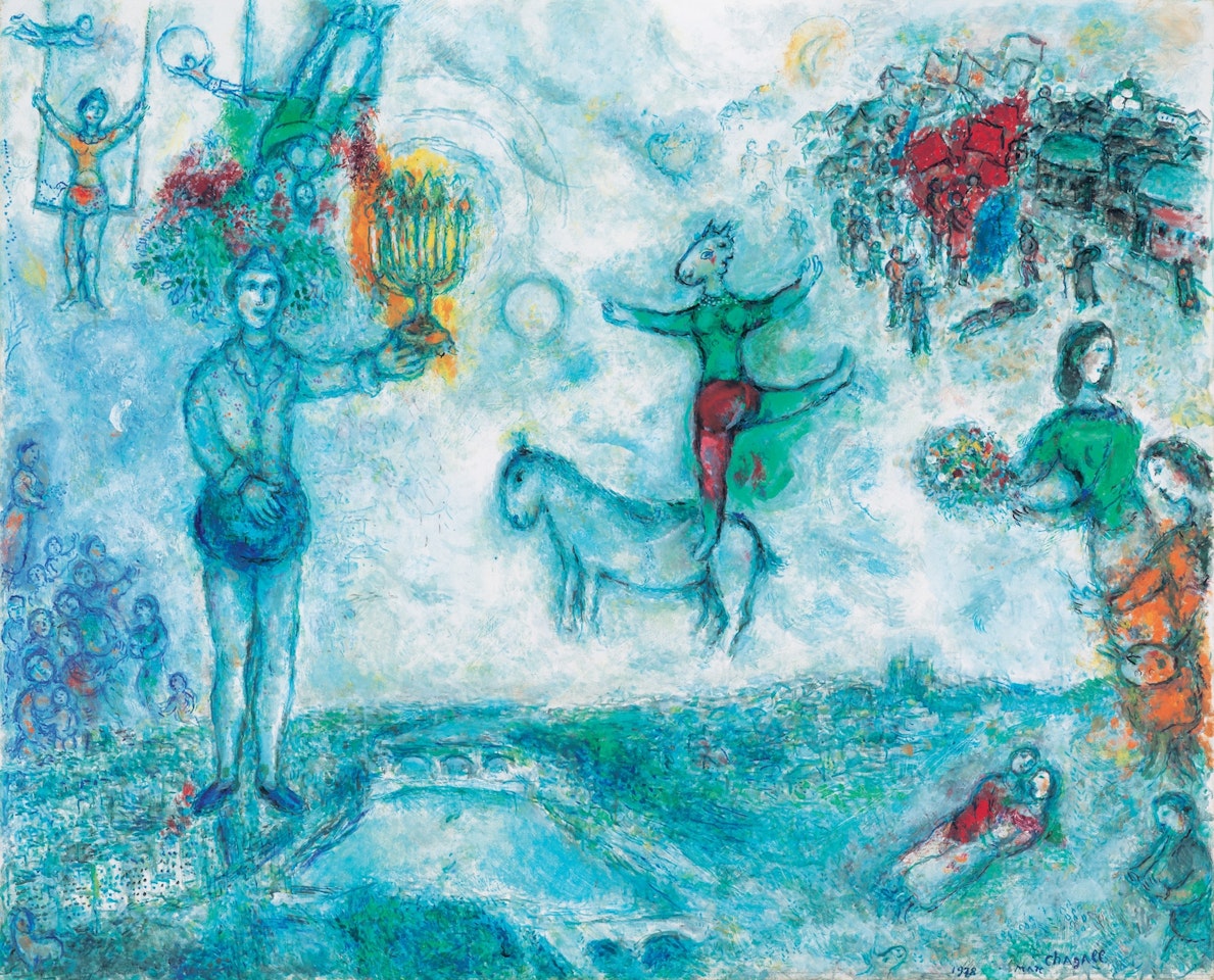Paris Landscape by Marc Chagall