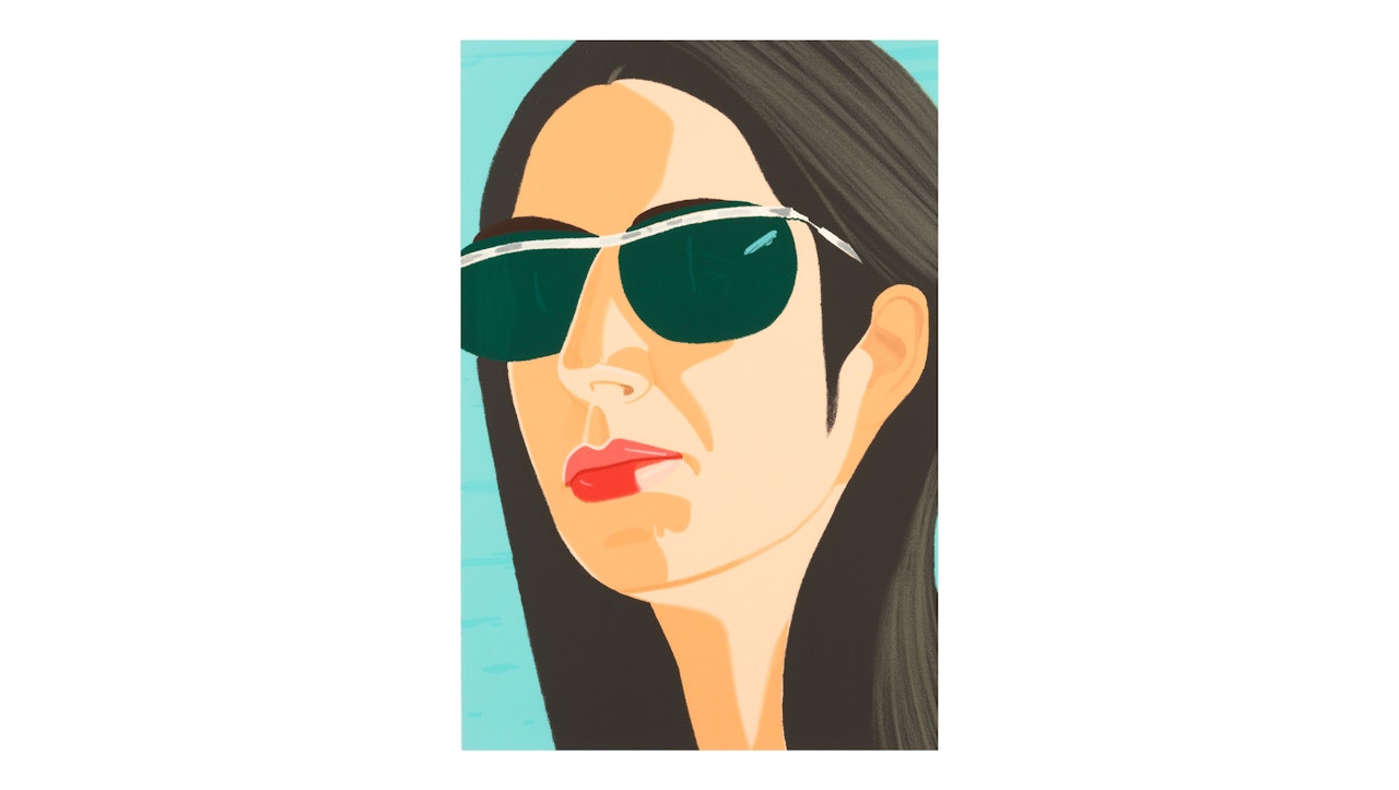 Ada with Sunglasses, from Alex and Ada, the 1960"s to the 1980"s (Cantz 243) by Alex Katz