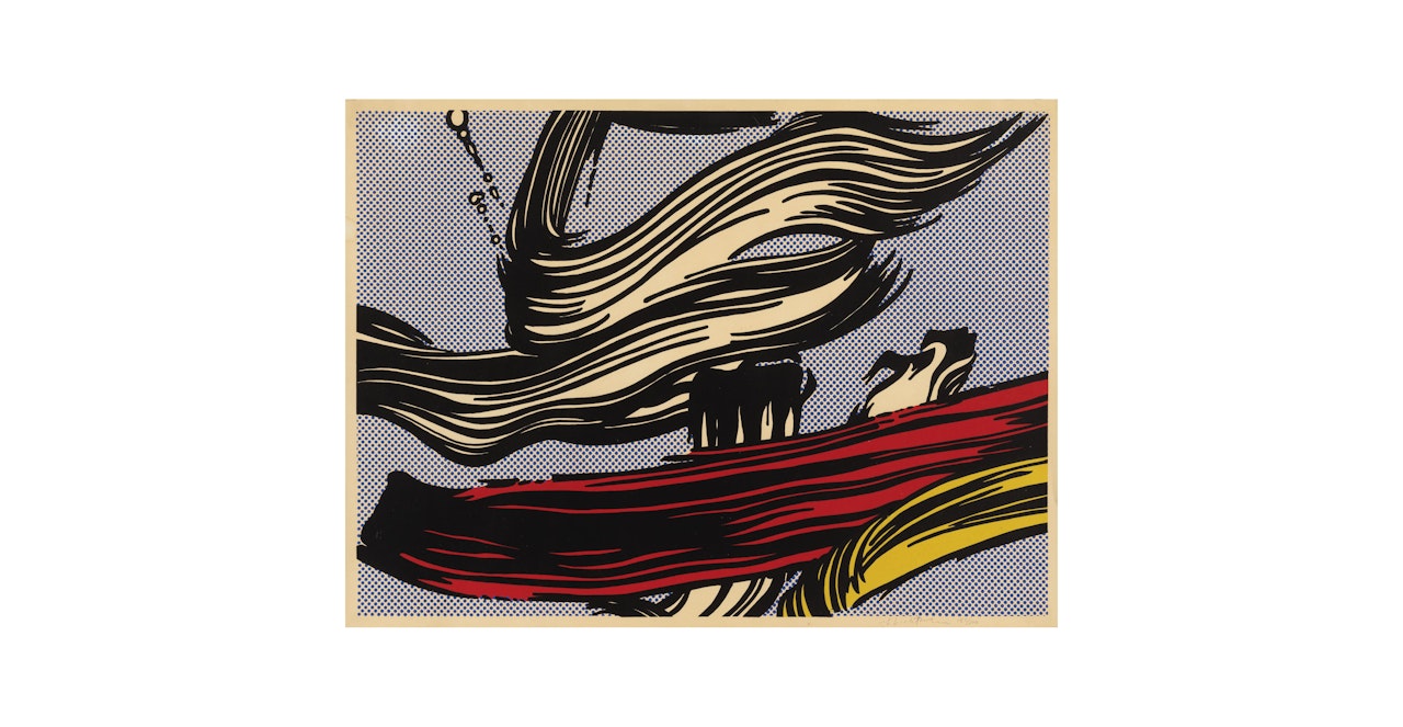 Brushstrokes (Corlett 45) by Roy Lichtenstein