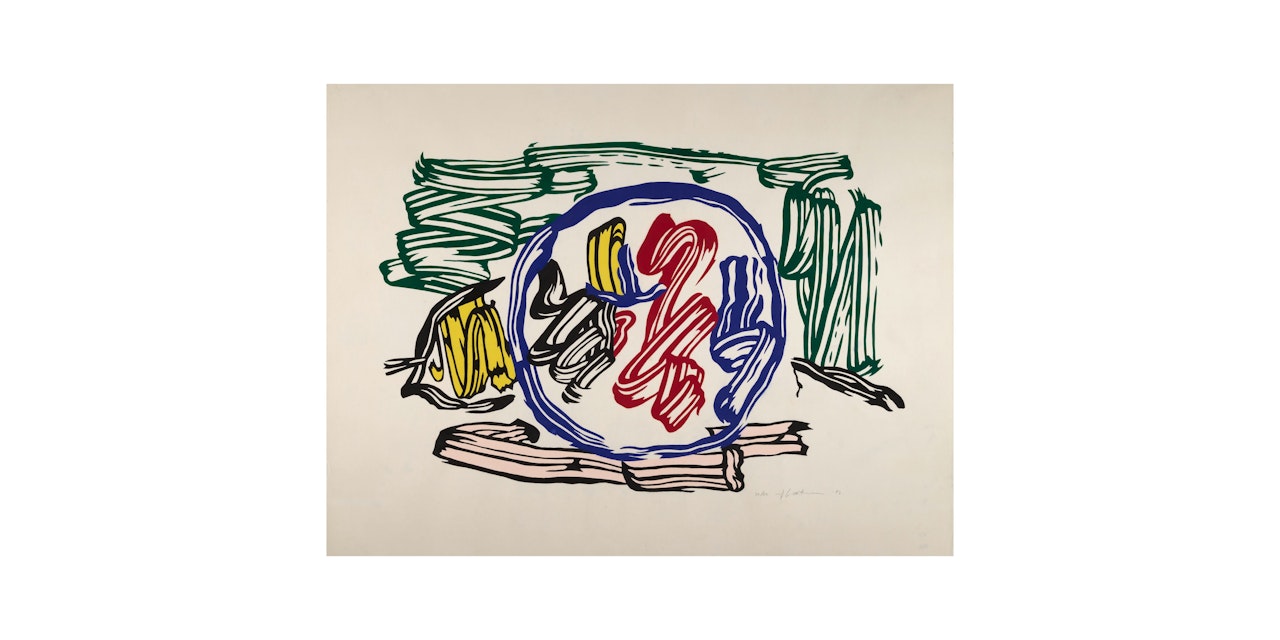 Apple and Lemon, from Seven Apple Woodcuts (Corlett 193) by Roy Lichtenstein