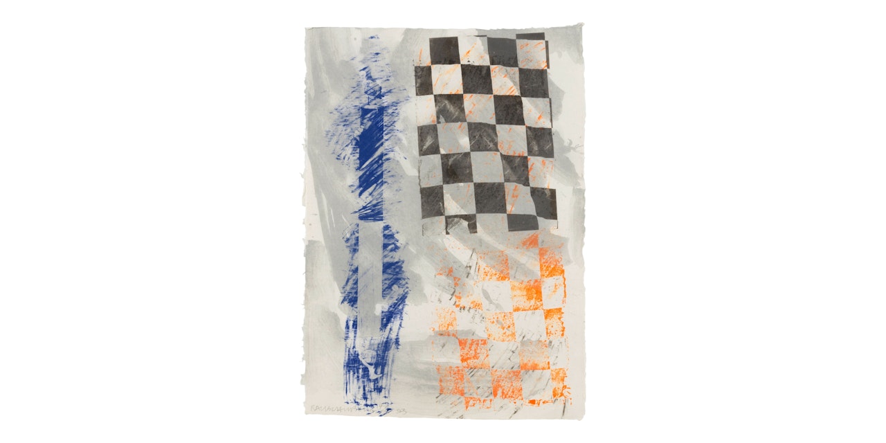 Grid Gull, from Double Feature (Gemini 1589) by Robert Rauschenberg
