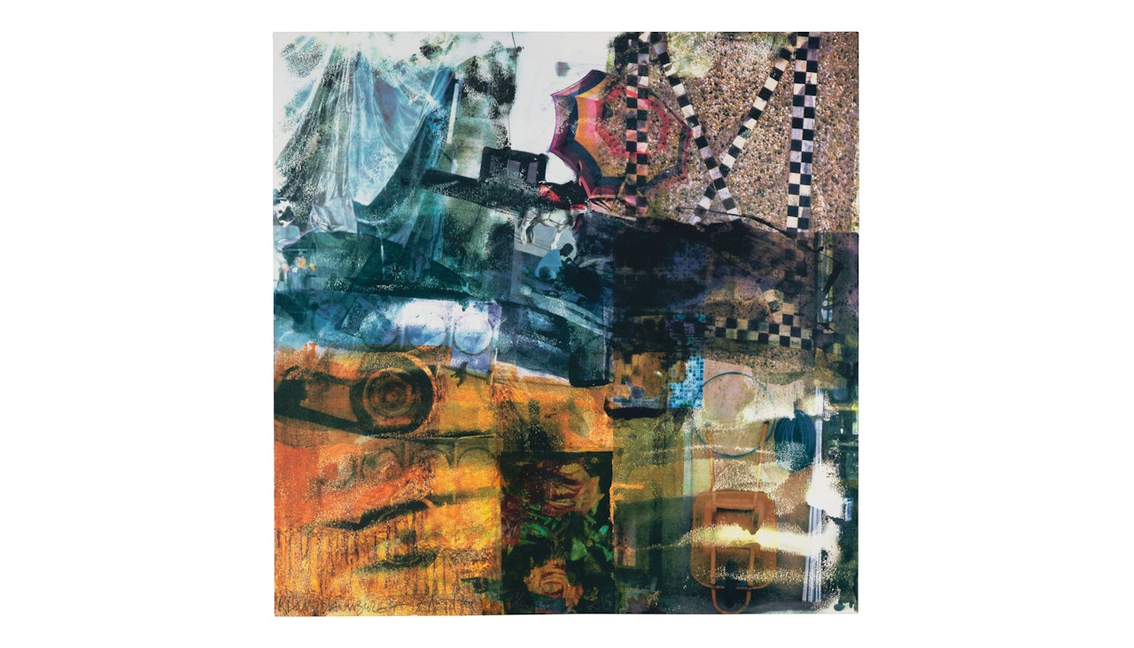 Quattro Mani Marrakech I, from Quattro Mani Marrakech (Gemini 1849) by Robert Rauschenberg