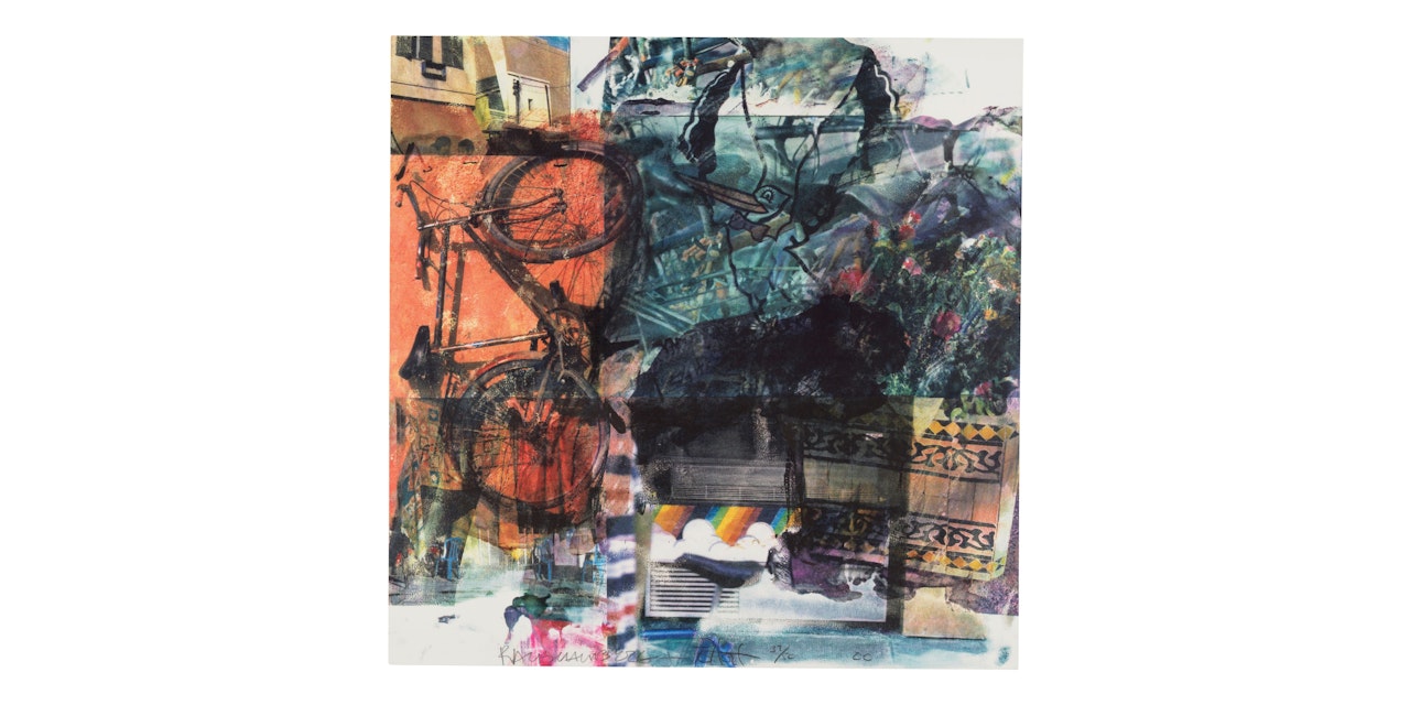 Quattro Mani Marrakech IV, from Quattro Mani Marrakech (Gemini 1852) by Robert Rauschenberg