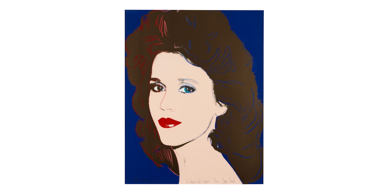 Jane Fonda (Feldman & Schellmann II.268) by Andy Warhol