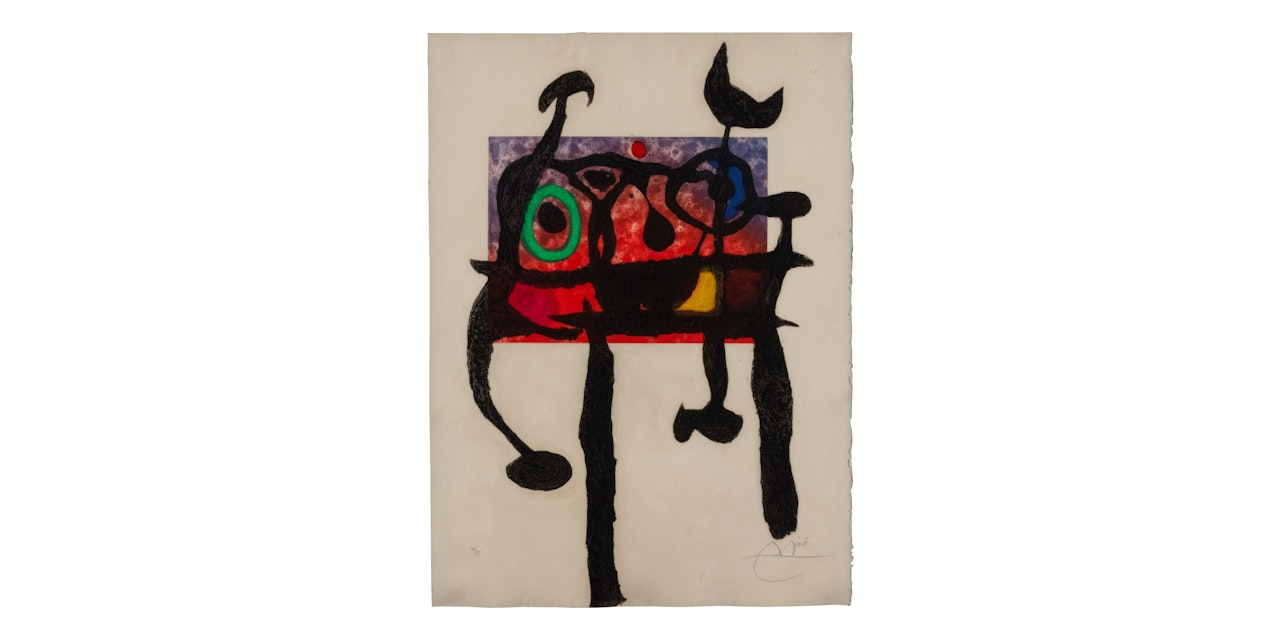Le Samourai (Dupin 438) by Joan Miró