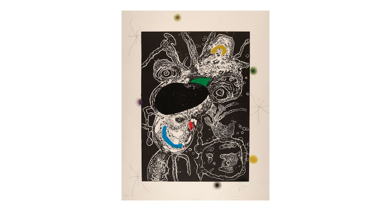 Plate III, from Espriu-Miro (Dupin 871, Cramer bk. 197) by Joan Miró