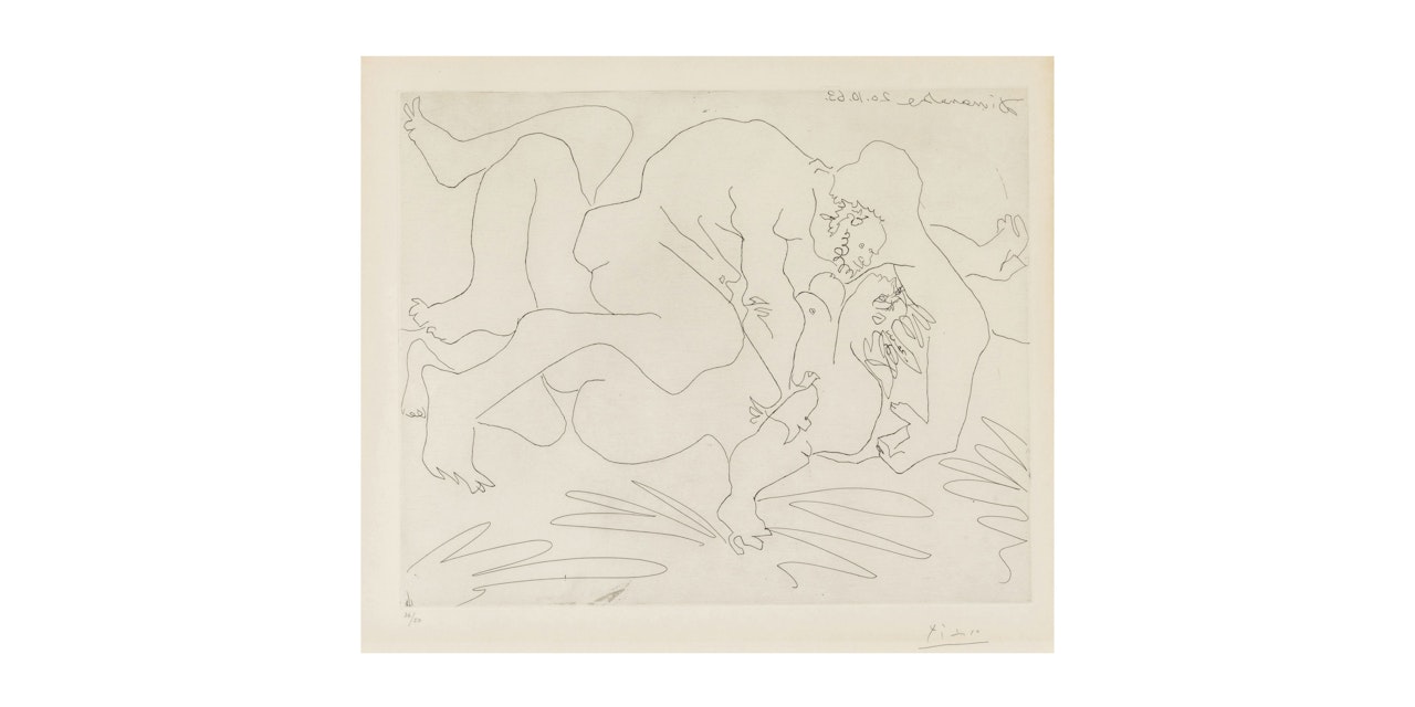 L"Étreinte (Bloch 1114, Baer 1107) by Pablo Picasso