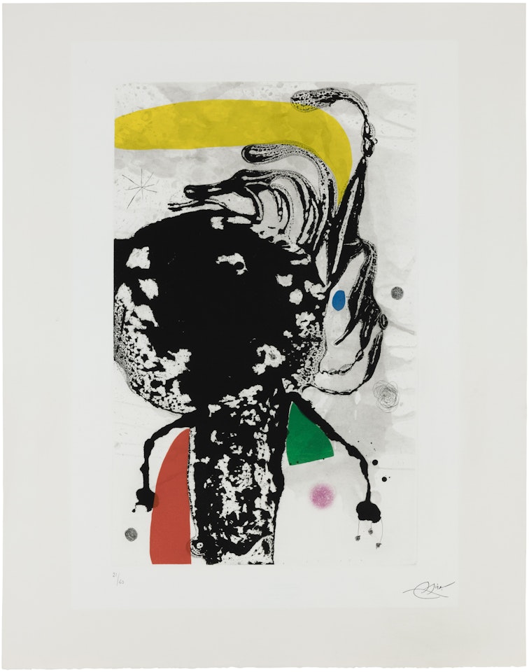 L"Écumante (The Female Buccaneer), from People of the Sea (D. 1284) by Joan Miró