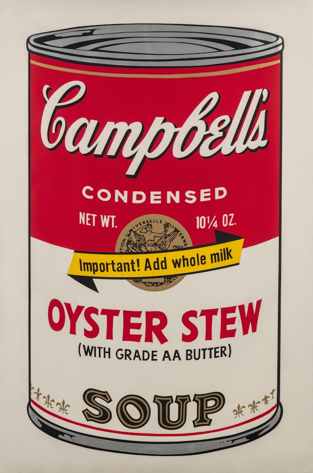 Oyster Stew , from Campbell"s Soup II by Andy Warhol