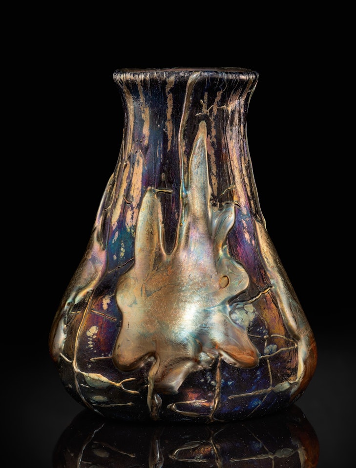 "LAVA" VASE FROM THE ALASKA-YUKON-PACIFIC EXPOSITION by Tiffany Studios