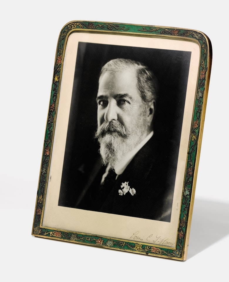 "FLORAL" PHOTOGRAPH FRAME by Tiffany Studios