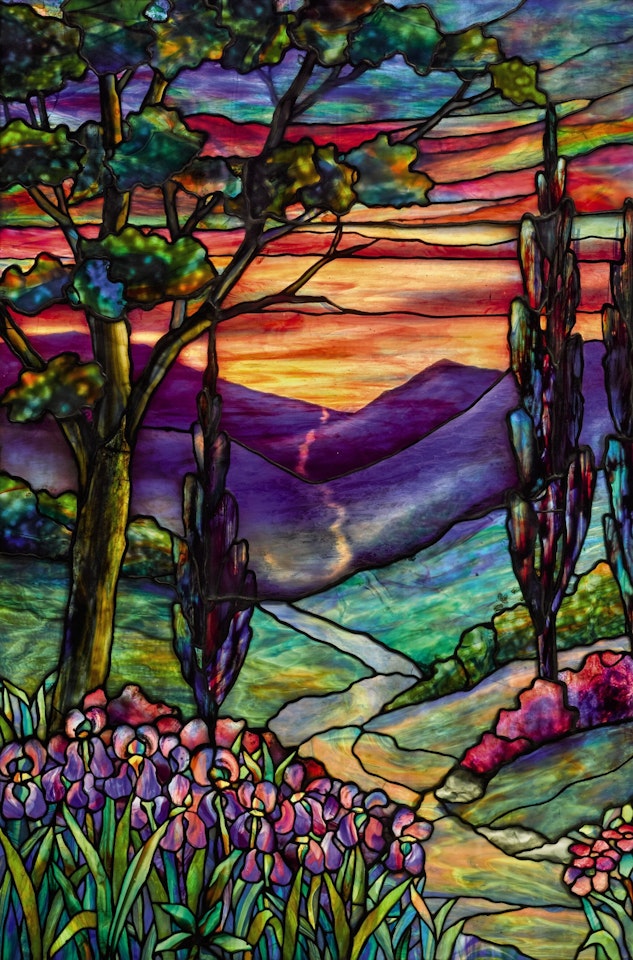 "RIVER OF LIFE" WINDOW by Tiffany Studios