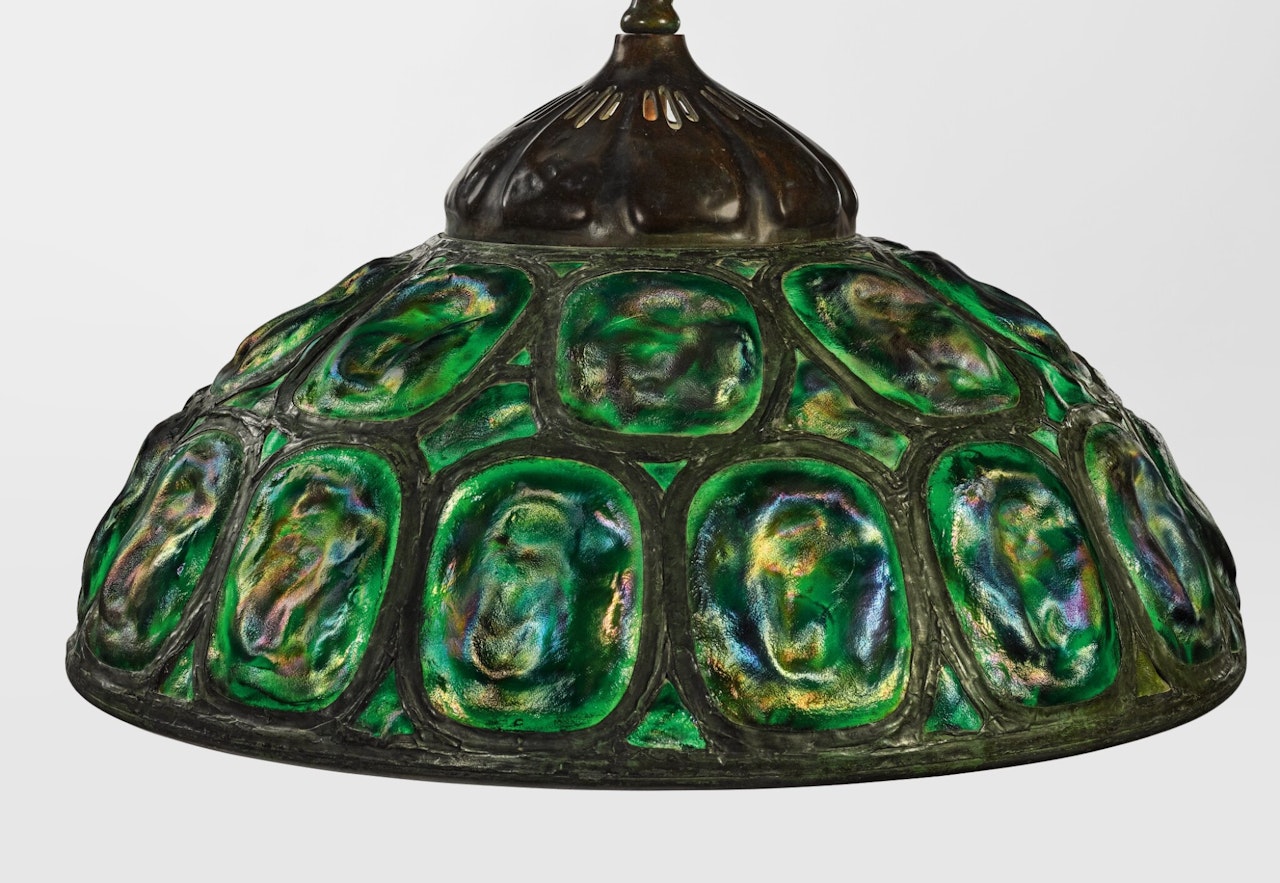 "TURTLE-BACK" CHANDELIER by Tiffany Studios