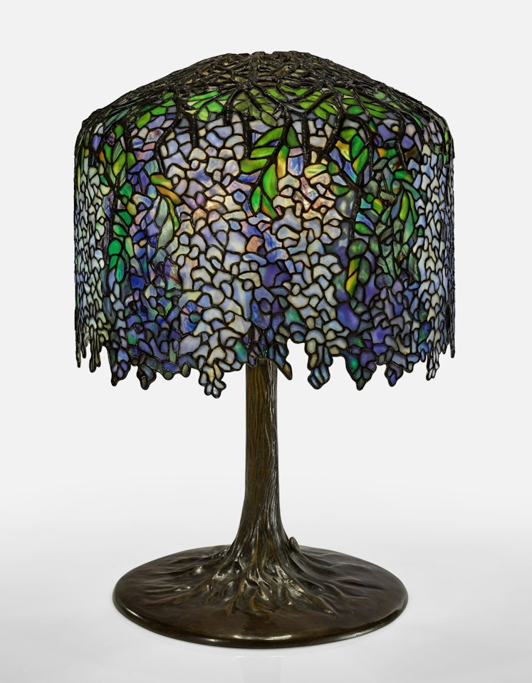 "WISTERIA" TABLE LAMP by Tiffany Studios