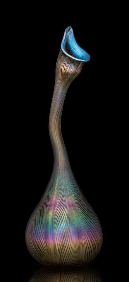 “GOOSENECK” VASE by Tiffany Studios