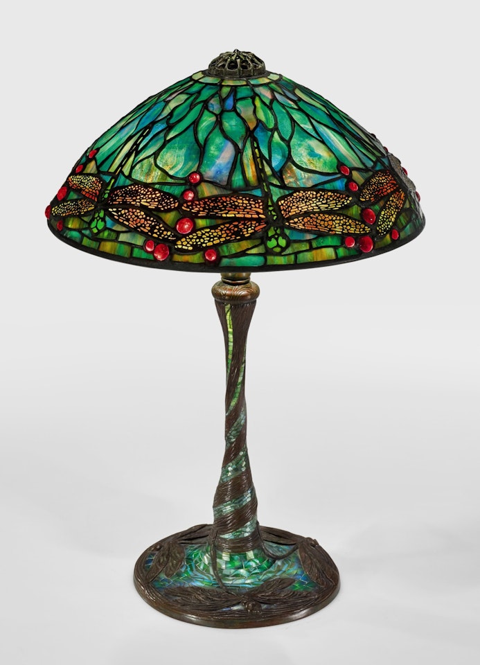 "DRAGONFLY" TABLE LAMP by Tiffany Studios