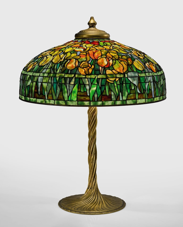 "TULIP" TABLE LAMP by Tiffany Studios