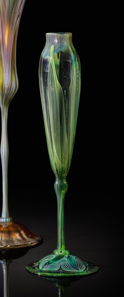 “CALYX” FLOWER FORM VASE by Tiffany Studios