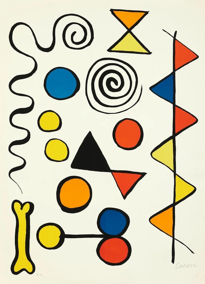 Os et Serpent (Bone and Snake) by Alexander Calder