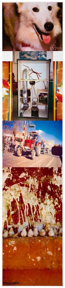 Tibetan Locks (avenue) by Robert Rauschenberg