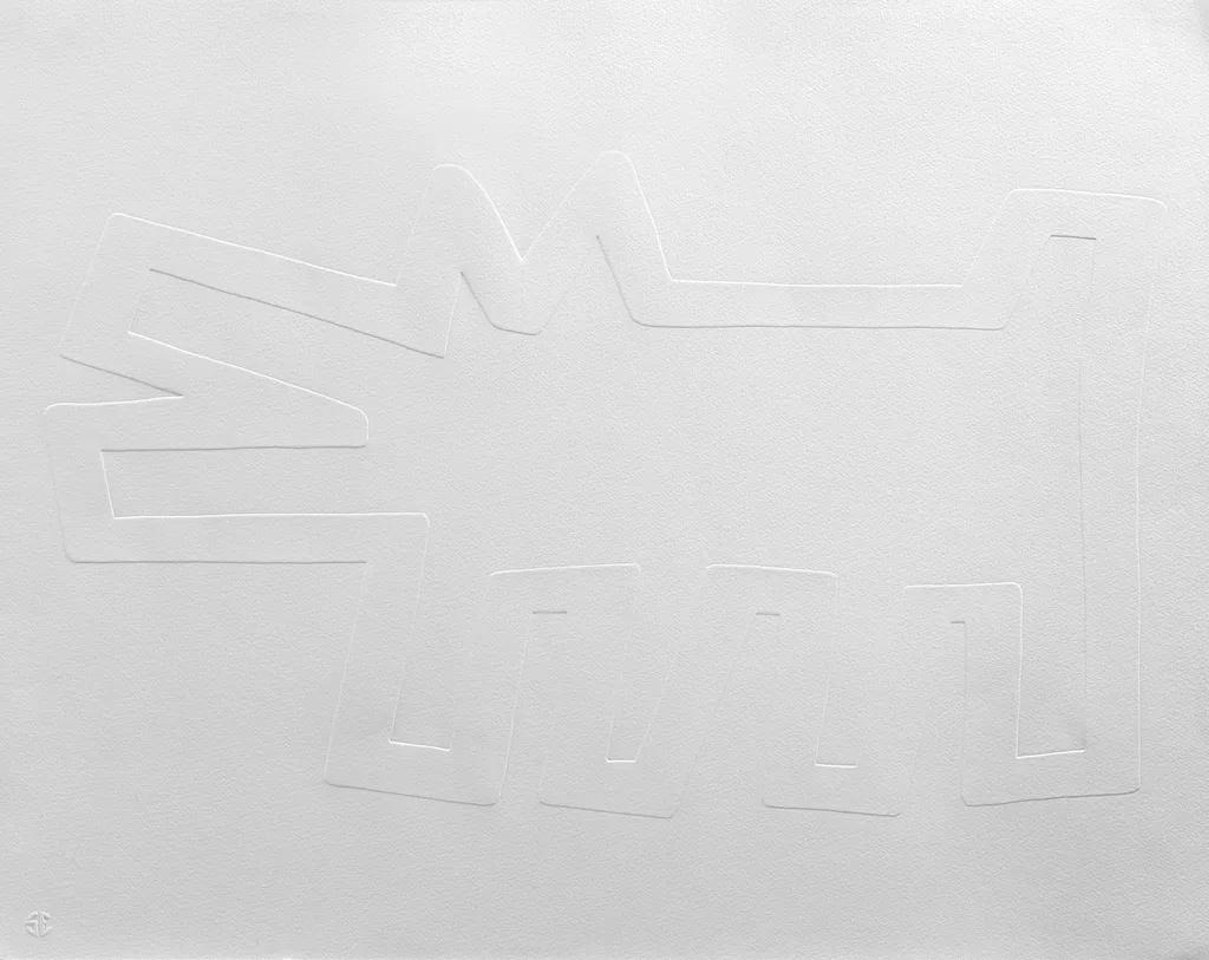 Barking Dog (from the White Icons series) by Keith Haring