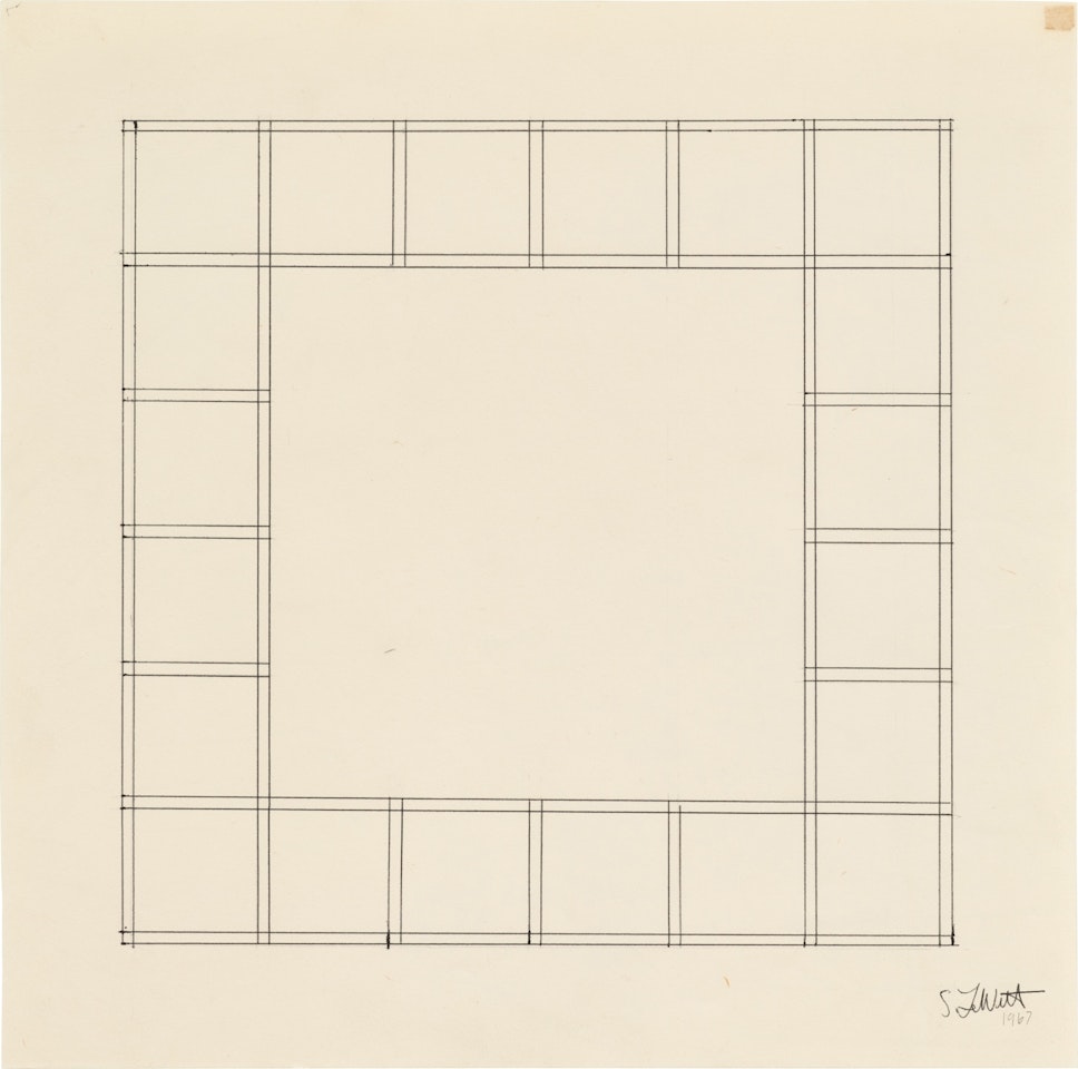 Working Drawing by Sol LeWitt