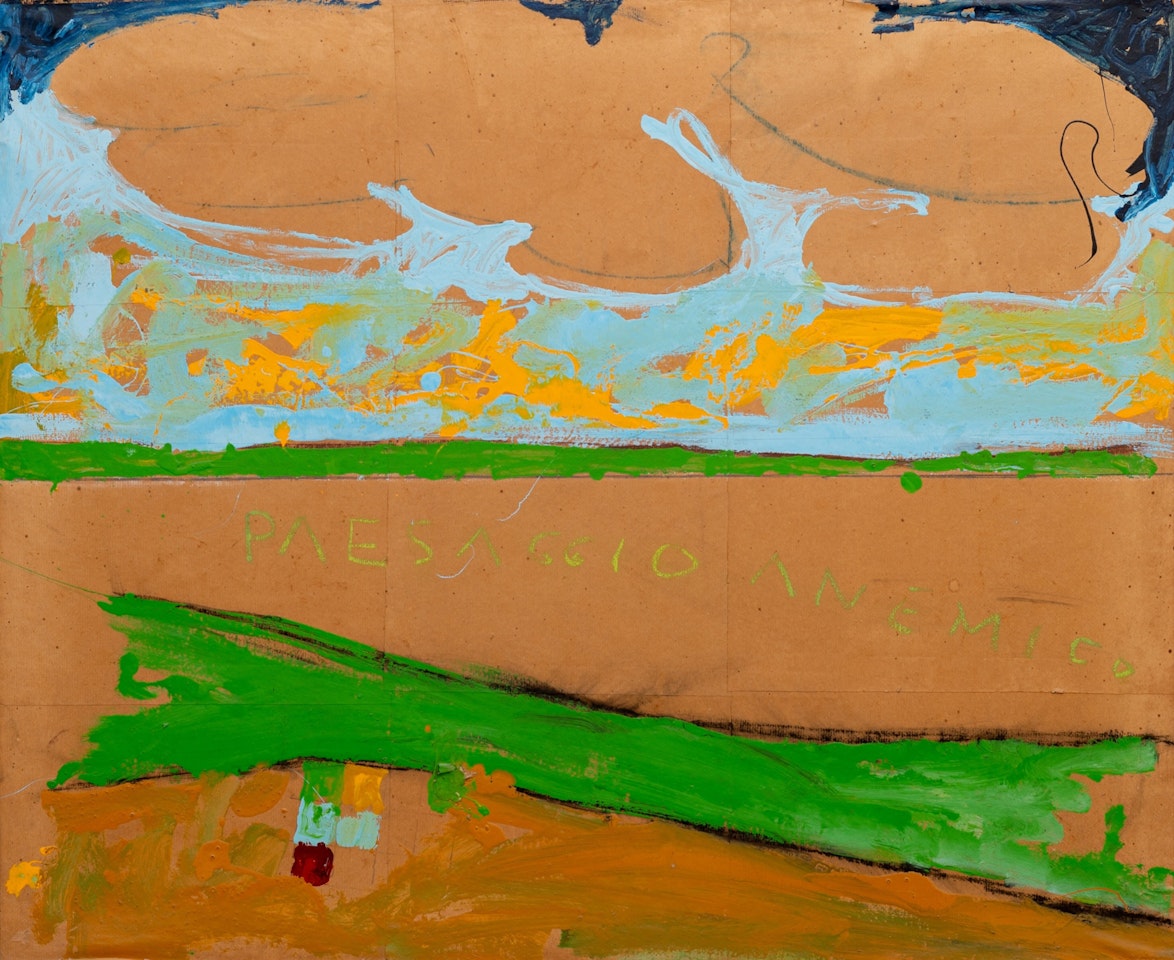 Paesaggio anemico by Mario Schifano