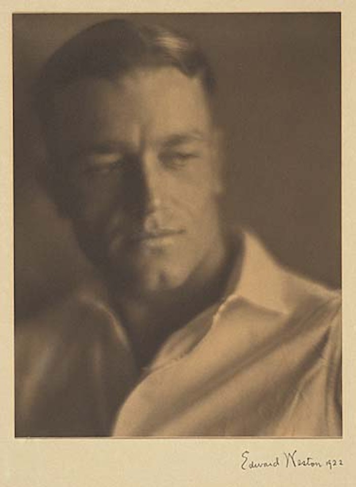 Portrait of a man by Edward Weston