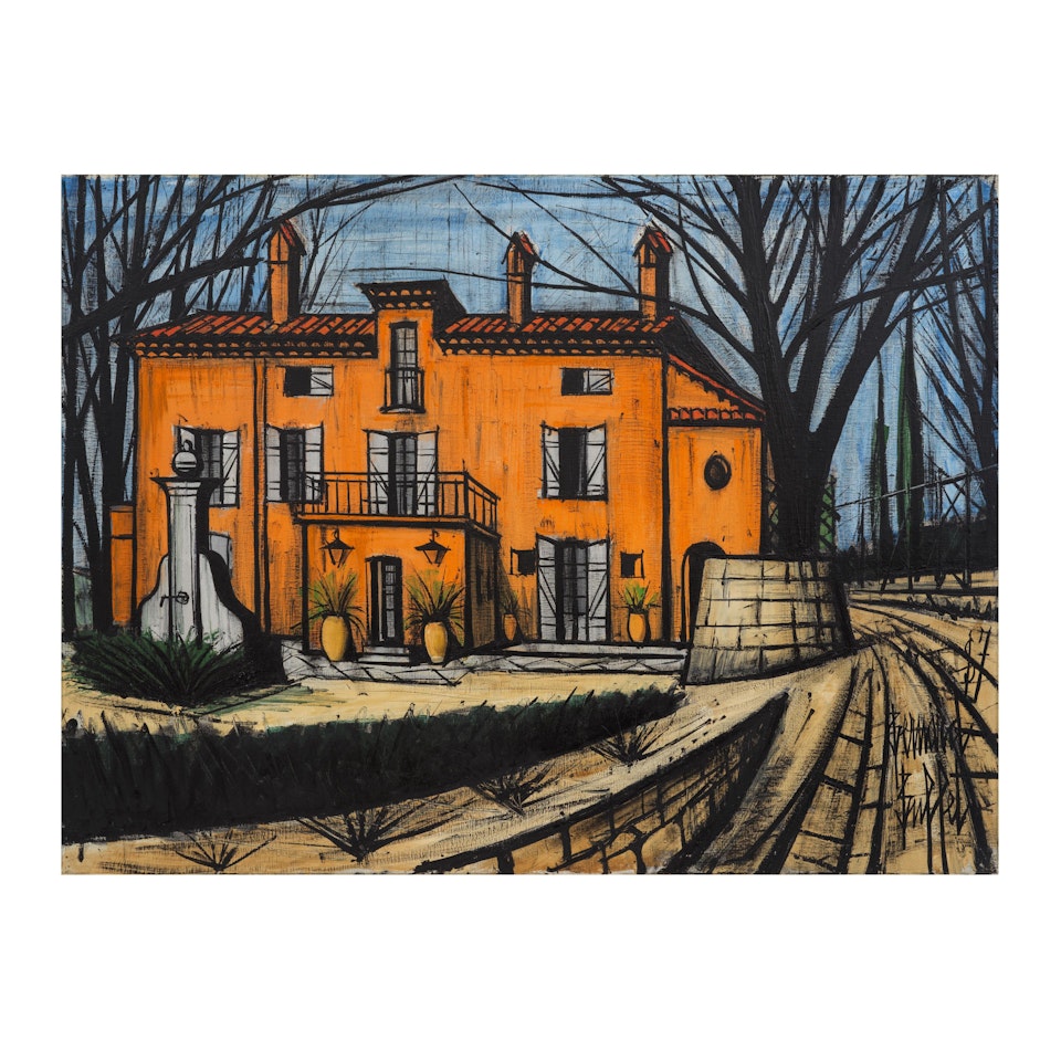 La Baume : la terrasse by Bernard Buffet