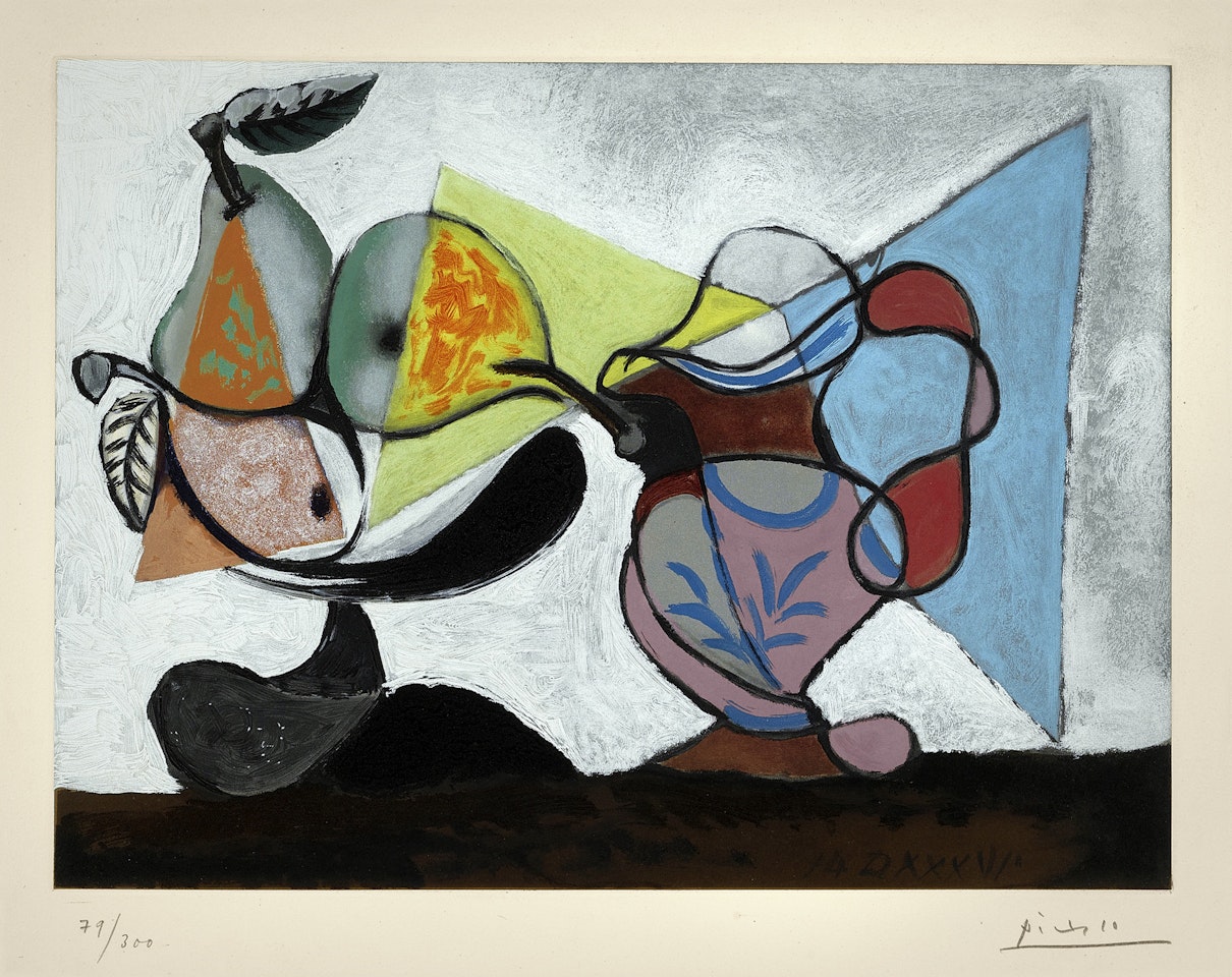 Nature morte aux poires et au pichet by Pablo Picasso