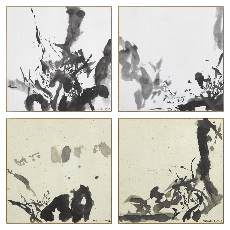 i. Sans titre (double-sided); Sans titre (double-sided) by Zao Wou-Ki