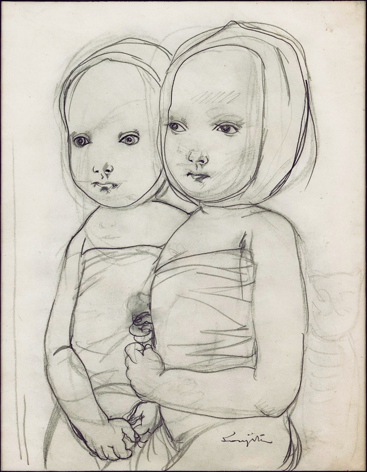 Les Jumelles by Leonard Tsuguharu Foujita