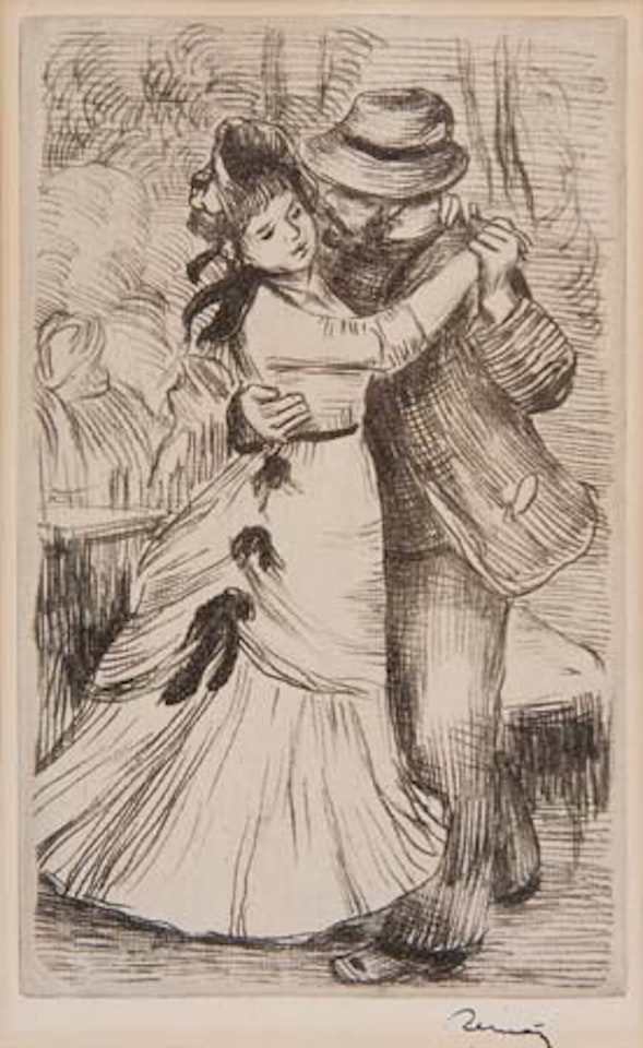 La Danse à la Campagne, 2e planche by Pierre-Auguste Renoir