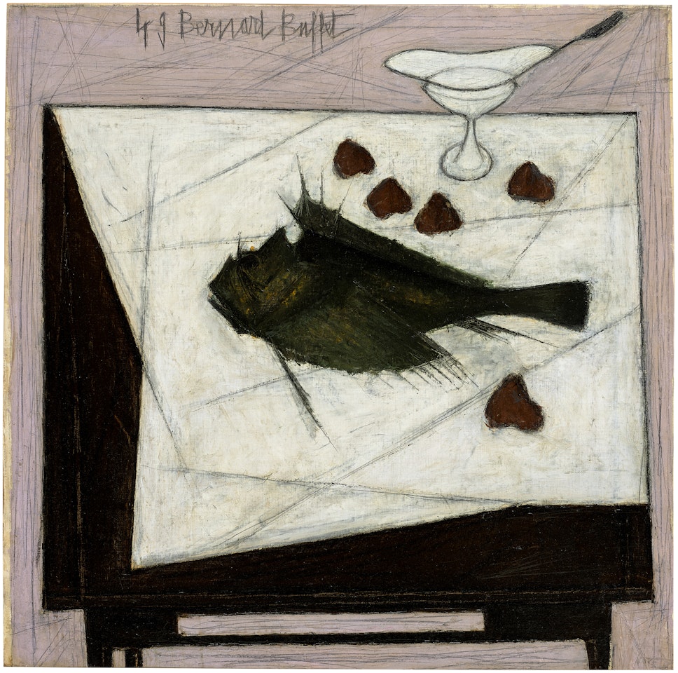 Nature morte à la rascasse by Bernard Buffet