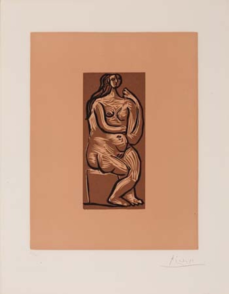 Femme nue assise by Pablo Picasso