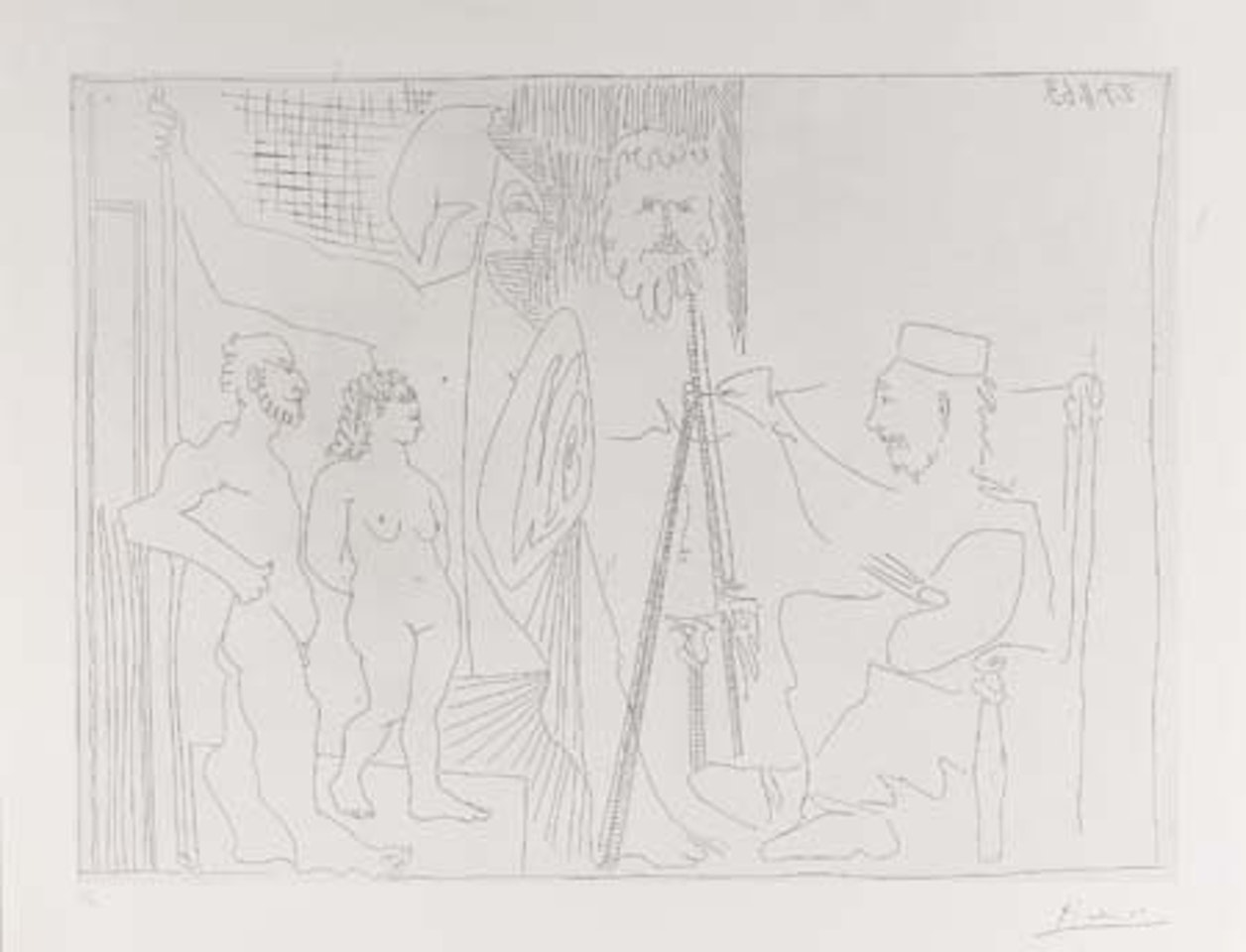 Dans l'Atelier by Pablo Picasso