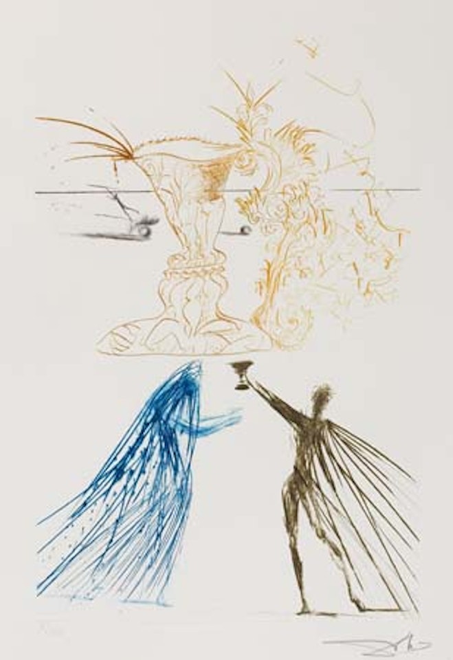 Tristano e Isotta by Salvador Dali