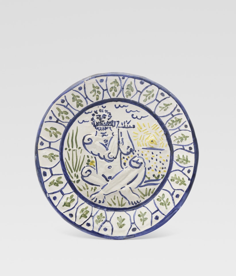 Joueur de flûte (A.R. 126) by Pablo Picasso