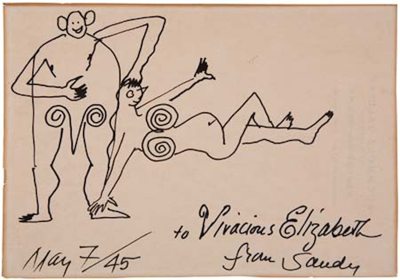 Male and Female Nudes by Alexander Calder