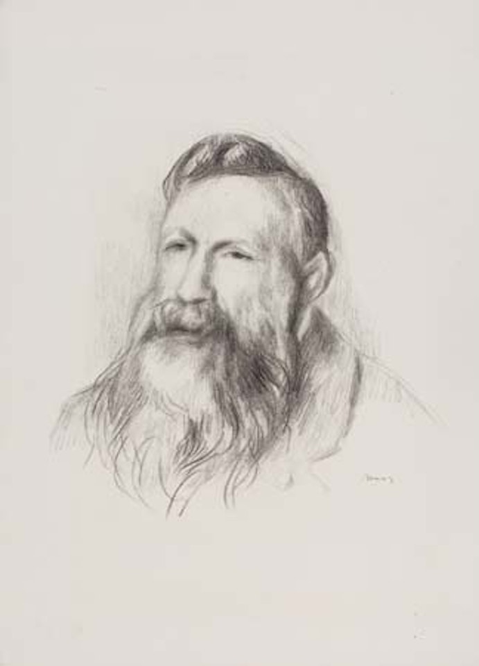 Auguste Rodin by Pierre-Auguste Renoir