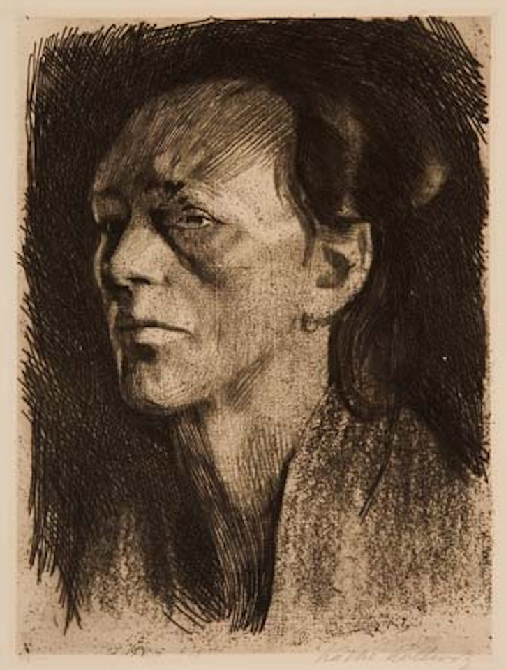 Arbeiterfrau by Kathe Kollwitz