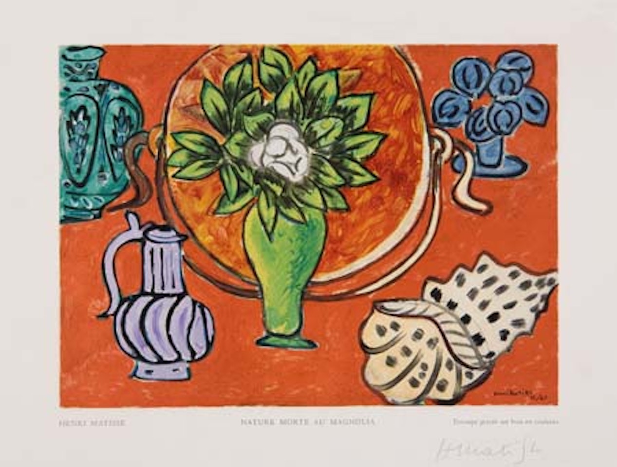 Nature Morte au Magnolia by Henri Matisse
