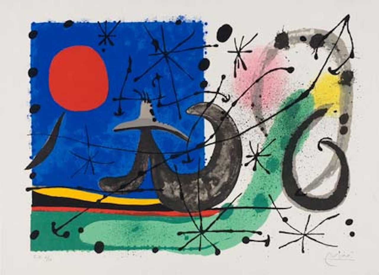 Le Lézard aux Plumes d'Or by Joan Miró