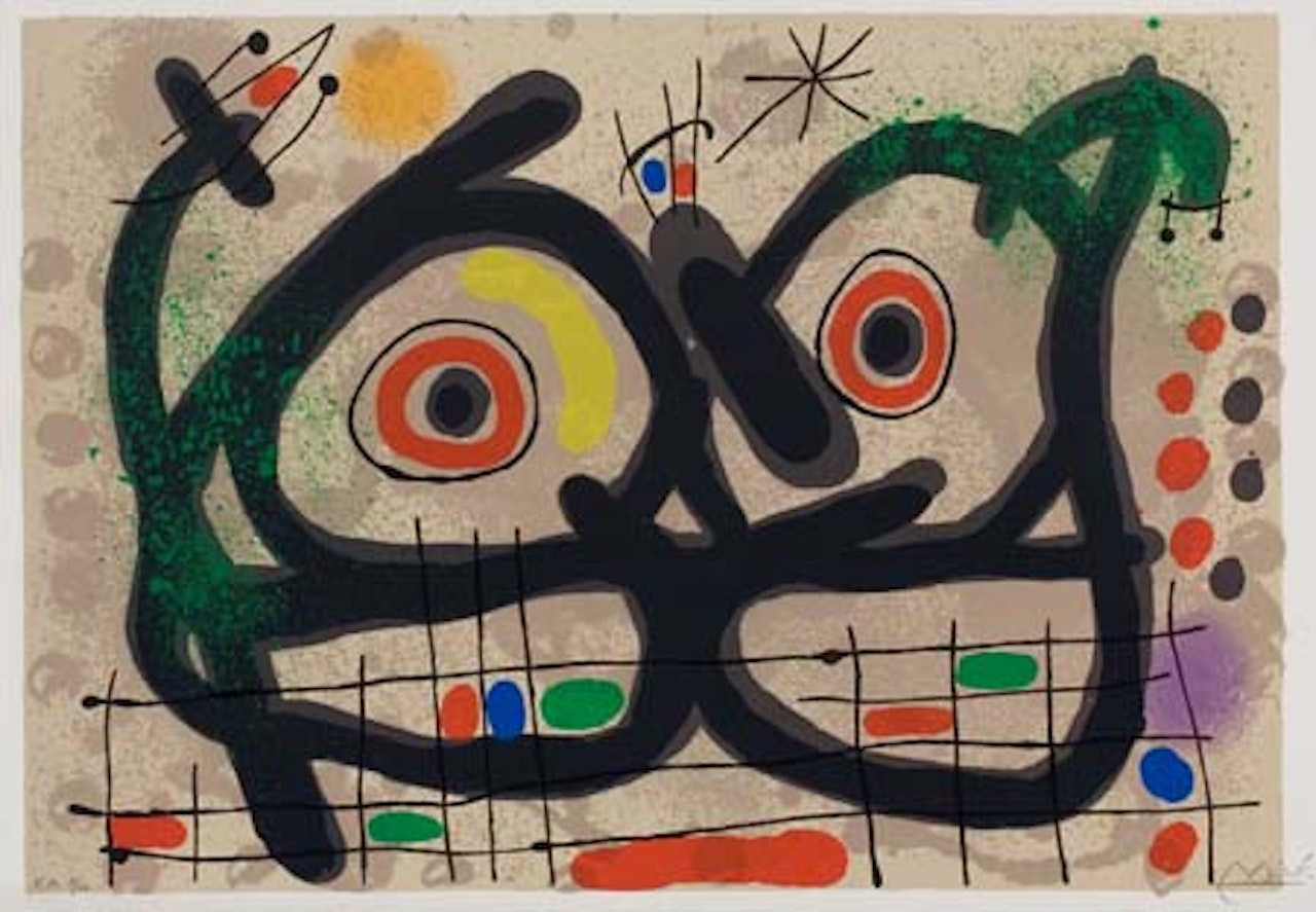 Le Lézard aux Plumes d'Or by Joan Miró