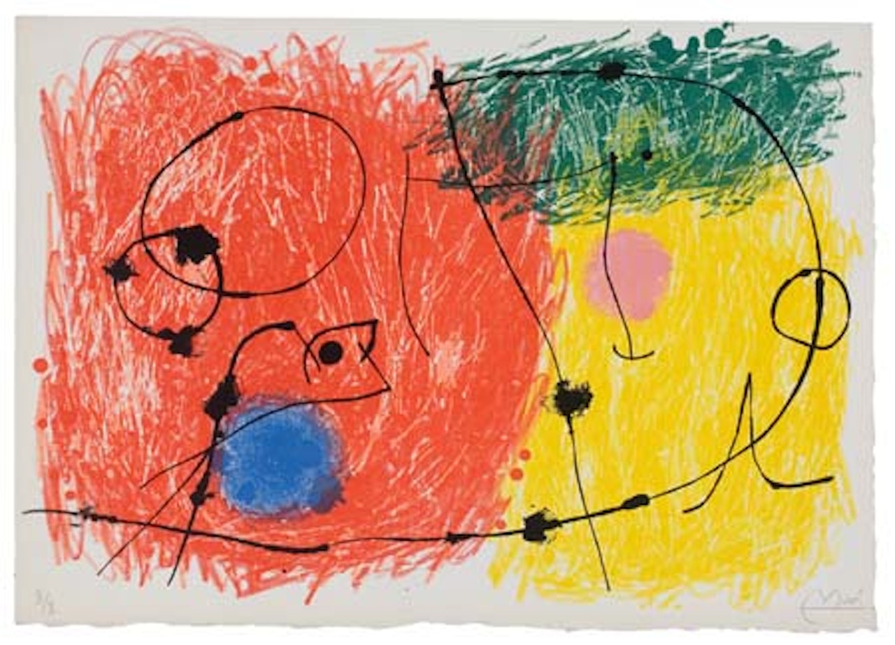 Le Lézard aux Plumes d'Or by Joan Miró